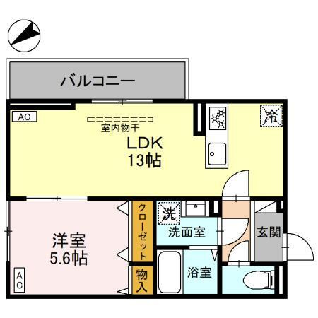 フェリーチェ　MAEBASHIの間取り