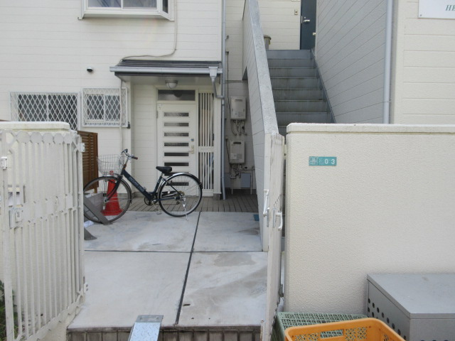 エバーグリーンハイツのエントランス