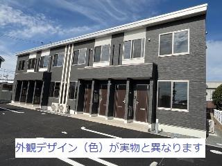 【外観】 | 笹谷字中谷地新築アパート　Ａ棟 | 同型タイプ