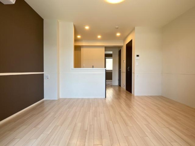 【居間・リビング】 | 笹谷字中谷地新築アパート　Ａ棟 | リビング（イメージ）