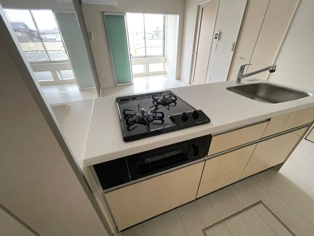 Premierのキッチン|２口コンログリルつき