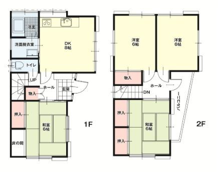 前橋市駒形町1期中古一戸建ての間取り