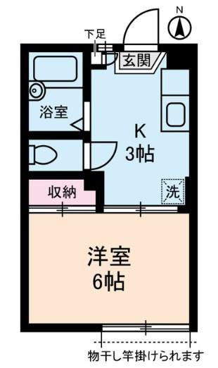 エスイーシー玉川ハイツの間取り