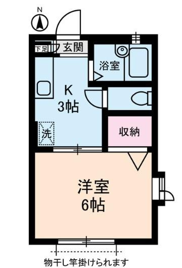 エスイーシー玉川ハイツの間取り