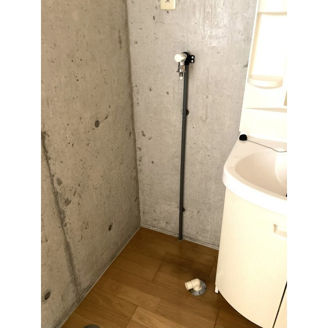 岐阜市南鶉４丁目のアパートの洗面所|室内洗濯機置場