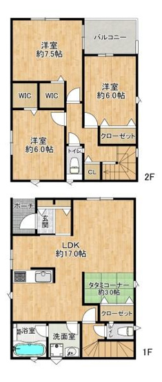 【間取り】 | 明石市北王子町第2　新築戸建9号棟