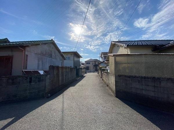 和歌山市大谷　土地の前面道路含む現地写真
