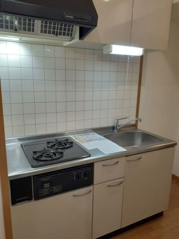 コリウスのキッチン|コンパクトなキッチンで掃除もラクラク