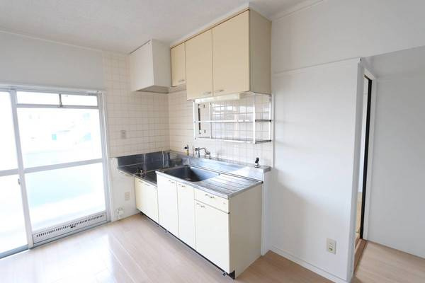 ビレッジハウス下広川1号棟のキッチン|ビレッジハウスの同一物件・同一タイプの間取りの写真です