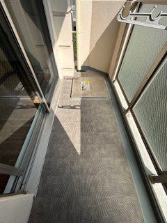 アリビオ江坂垂水町のバルコニー|陽当たり良好なバルコニーです