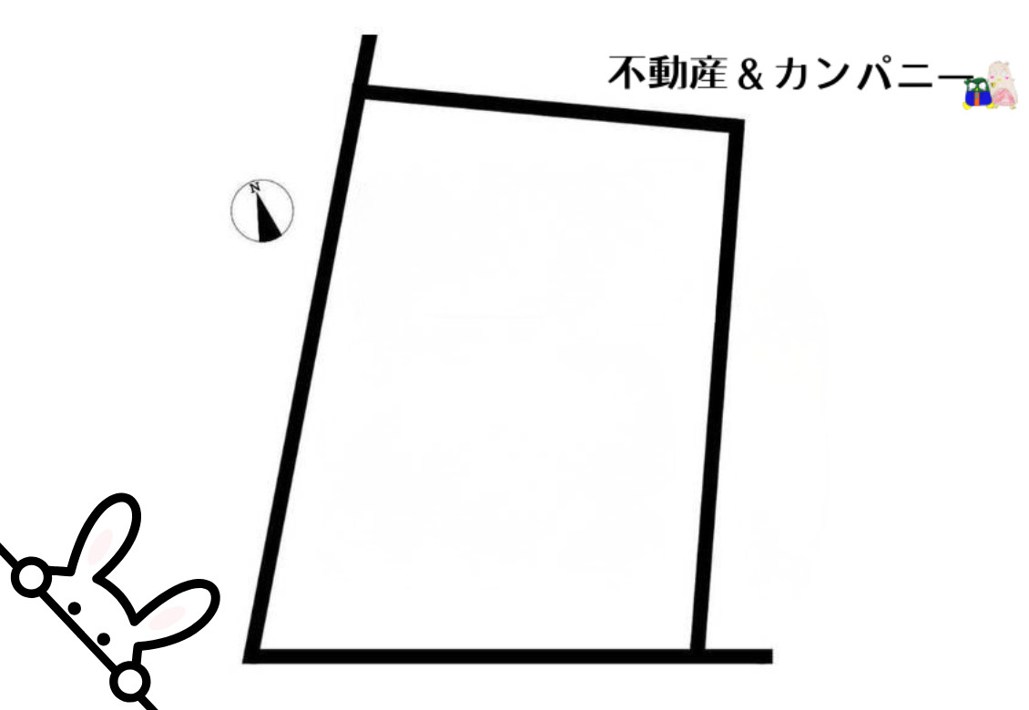 松山市東野５丁目の売地の土地図