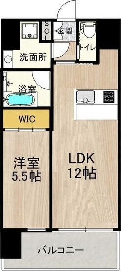 プレジオ九条の間取り