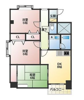 【間取り】 | ステイツマンション芹川