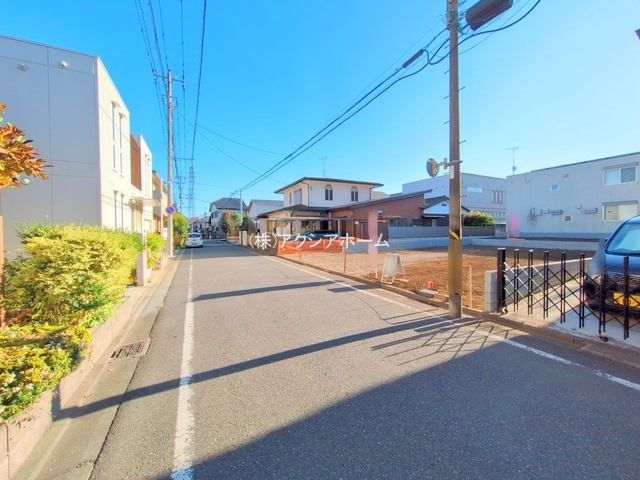 所沢市緑町3丁目・全2区画　建築条件なし土地　A区画の前面道路含む現地写真|現地写真（2025年11月26日撮影）
