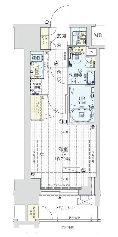 ワールドアイ大阪城イーストアドバンスの間取り