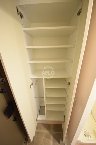 エステムコート心斎橋centralの玄関|エステムコート心斎橋central　下駄箱