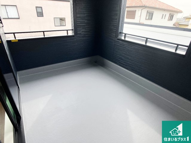 姫路市広畑区早瀬町　第3期　新築一戸建てのバルコニー|日当たりのよいバルコニー！お部屋が開放的に！