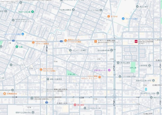 姫路市広畑区早瀬町　第3期　新築一戸建ての地図