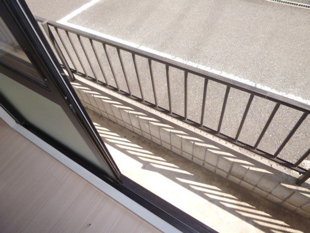 ノースヴェレッジ　Ａのバルコニー