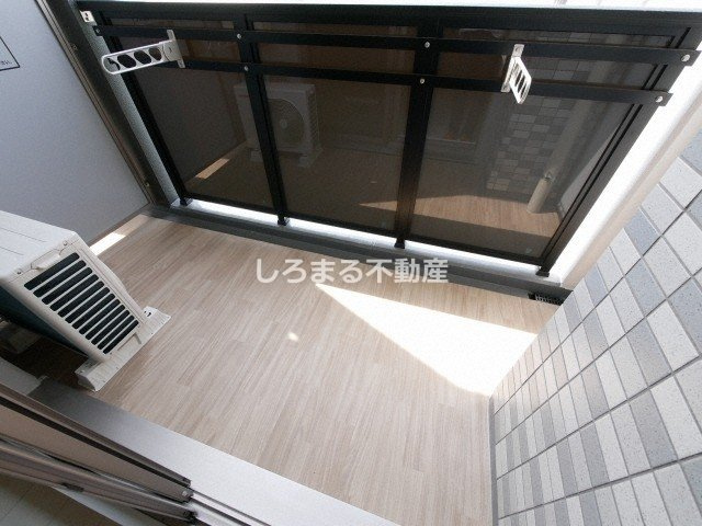 エスリード中之島ザ・コアのバルコニー