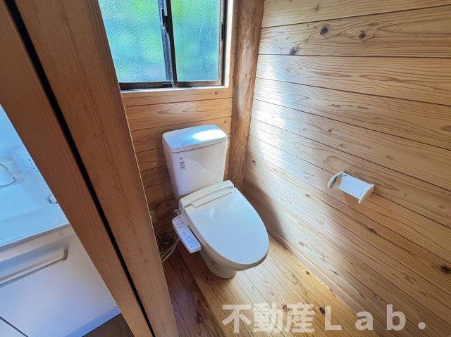 ログキャビン・ヴィラのトイレ