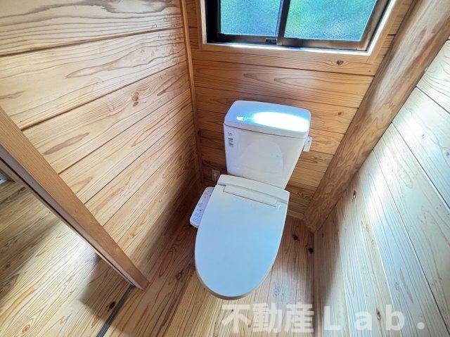 ログキャビン・ヴィラのトイレ