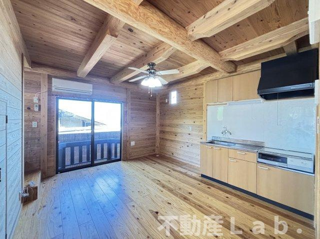 ログキャビン・ヴィラの居間・リビング