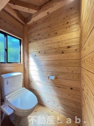 ログキャビン・ヴィラのトイレ