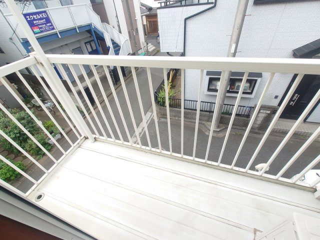 サンハイツのバルコニー