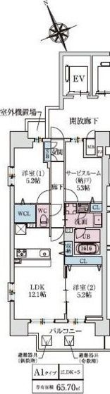 スプランディッドXI(イレブン)の間取り