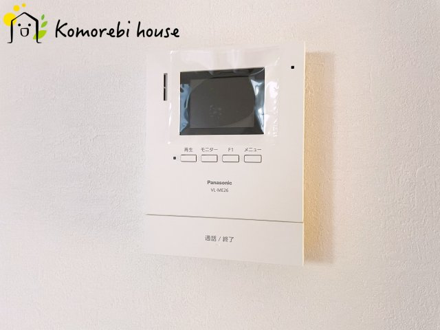 上尾市井戸木４丁目　中古一戸建ての防犯設備|モニター付インターホンです