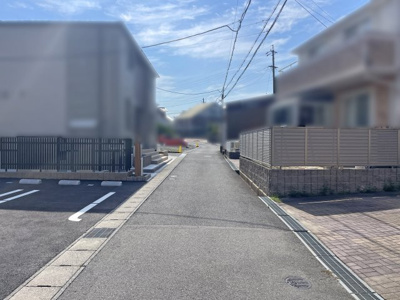 【前面道路含む現地写真】 | 四日市市別名４丁目 | 前面道路