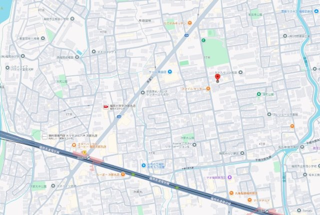 福岡市早良区有田５丁目　新築戸建【2号棟】の地図