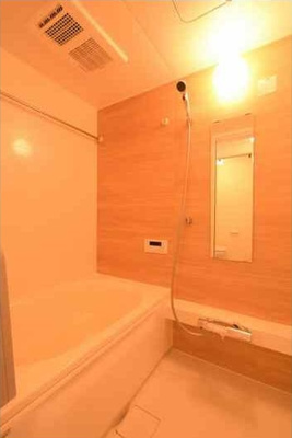 【浴室】 | アビタシオン モネ | 追い焚き機能、浴室乾燥機付きバス。