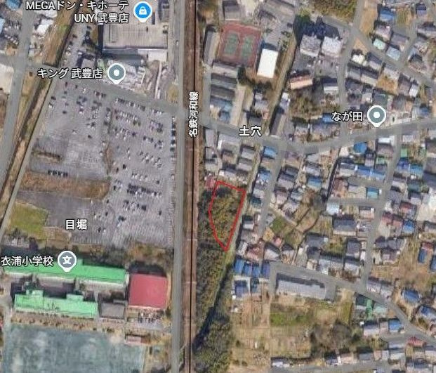 知多郡武豊町字土穴の地図