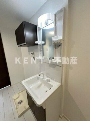 【洗面所】 | ベイルームヒルズ川崎 | 忙しい朝には欠かせない洗面所です