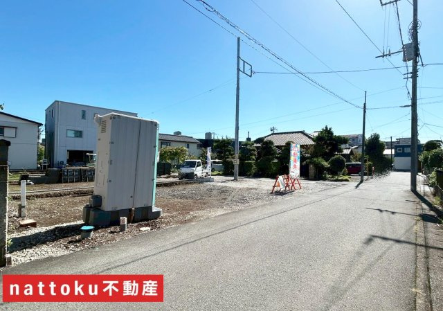 長泉町下土狩　新築戸建　全４棟　B号棟　の前面道路含む現地写真|10.17現地写真