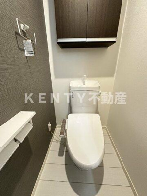 【トイレ】 | ベイルームヒルズ川崎 | ゆったりとした空間のトイレです