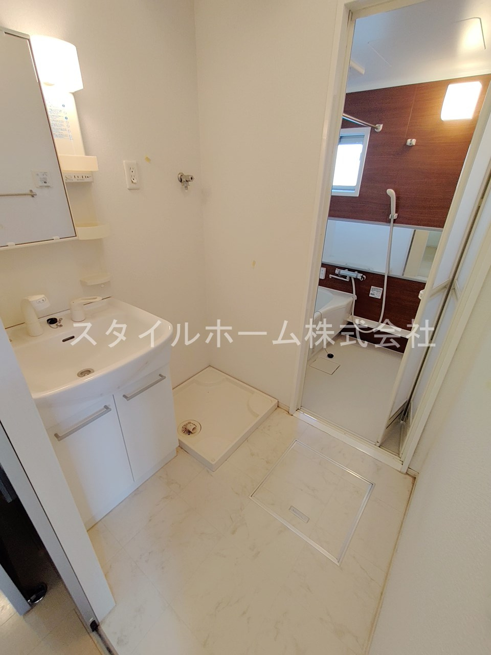 レスポワール井原の洗面所