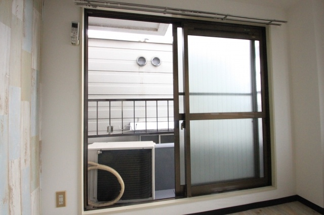 サニーマンションのバルコニー