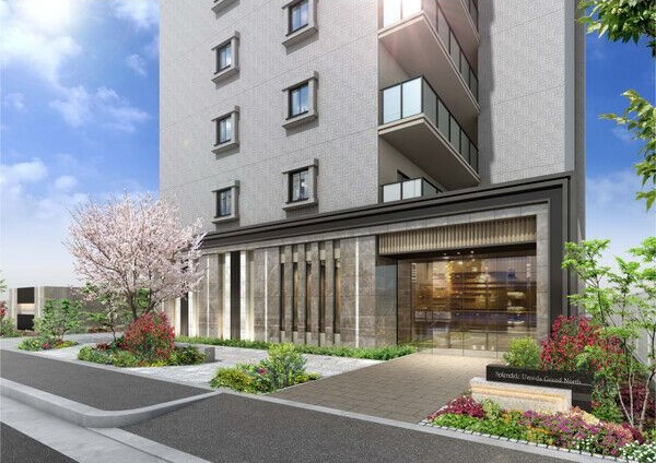 スプランディッド梅田グランノースのエントランス