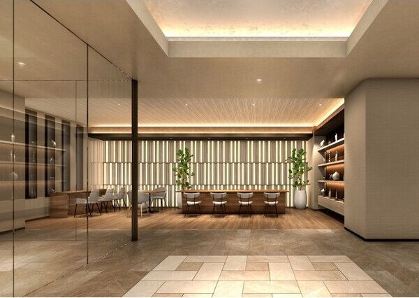 スプランディッド梅田グランノースのロビー