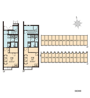 【区画図】 | レオネクストアンエトワール | 画像3