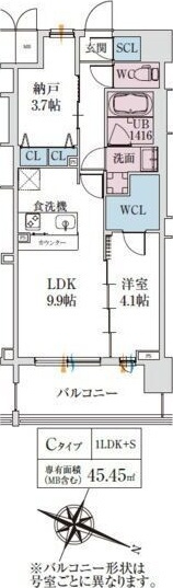 スプランディッド梅田グランノースの間取り