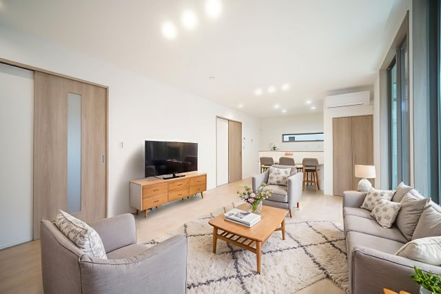 新築　千葉市花見川区朝日ケ丘の居間・リビング|＊当日ご案内可＊ご希望の物件まとめてご案内！