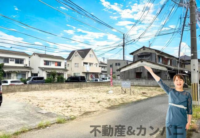 松山市富久町の売地の外観|外はこのようになっています