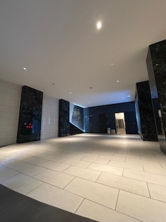 アドバンス江坂ラシュレのロビー|落ち着いたロビーです