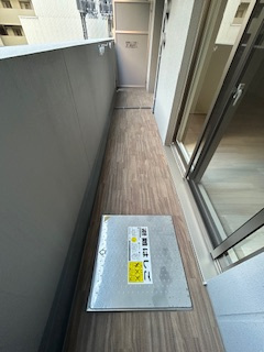 アドバンス江坂ラシュレのバルコニー|広々としたバルコニーです