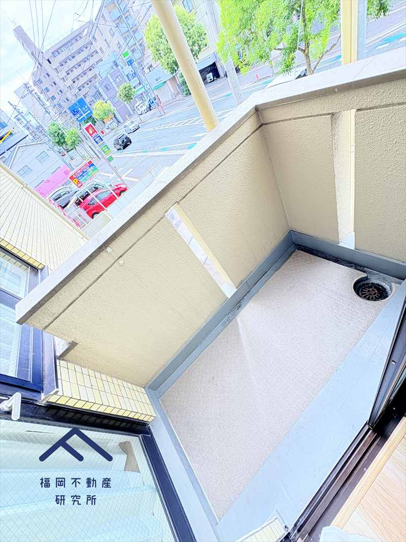 ロマネスク大濠アネックスのバルコニー