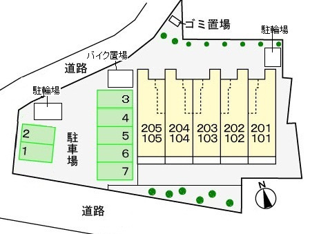 ベル・オーブの区画図